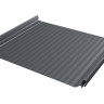 Кликфальц Pro Line Grand Line 0,5 Rooftop Бархат с пленкой на замках RAL 7024 мокрый асфальт  Кликфальц Pro