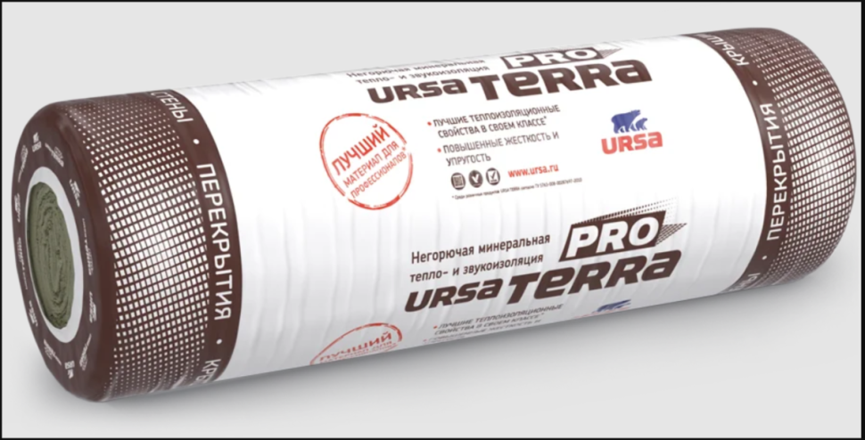 Утеплитель Ursa TERRA 34 RN 9600x1200x50мм