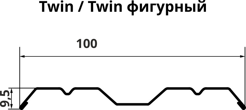 Штакетник Twin / Twin фигурный