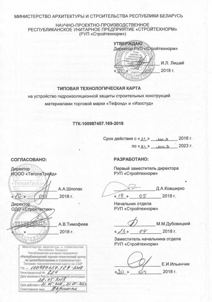 Гидроизоляционная мембрана Тефонд HP Дрейн  Стар