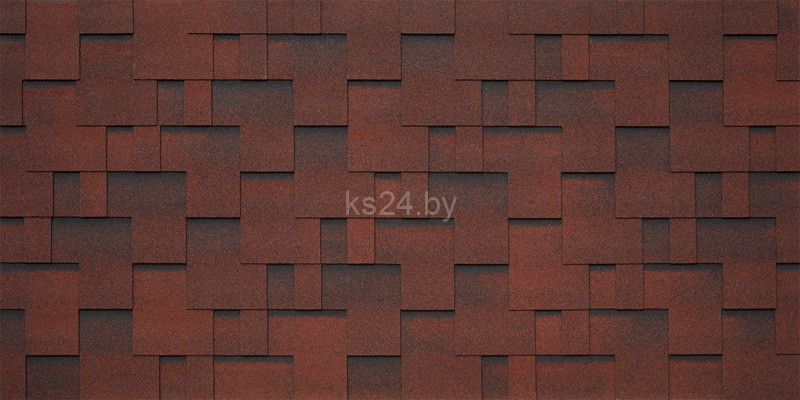 Гибкая черепица Tegola Business Lazio Amarone 410