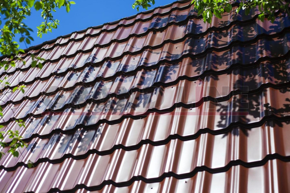 Металлочерепица Grand Line Kvinta plus (Гранд Лайн Квинта плюс) глянец 0.45