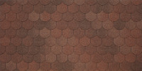 Гибкая черепица TEGOLA Comfort Assisi, 2.9 м² Terracotta 420