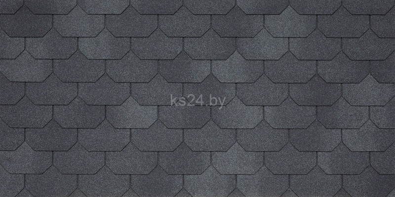 Гибкая черепица TEGOLA Premium Liberty, 3.05 м² Opale Grigio 464