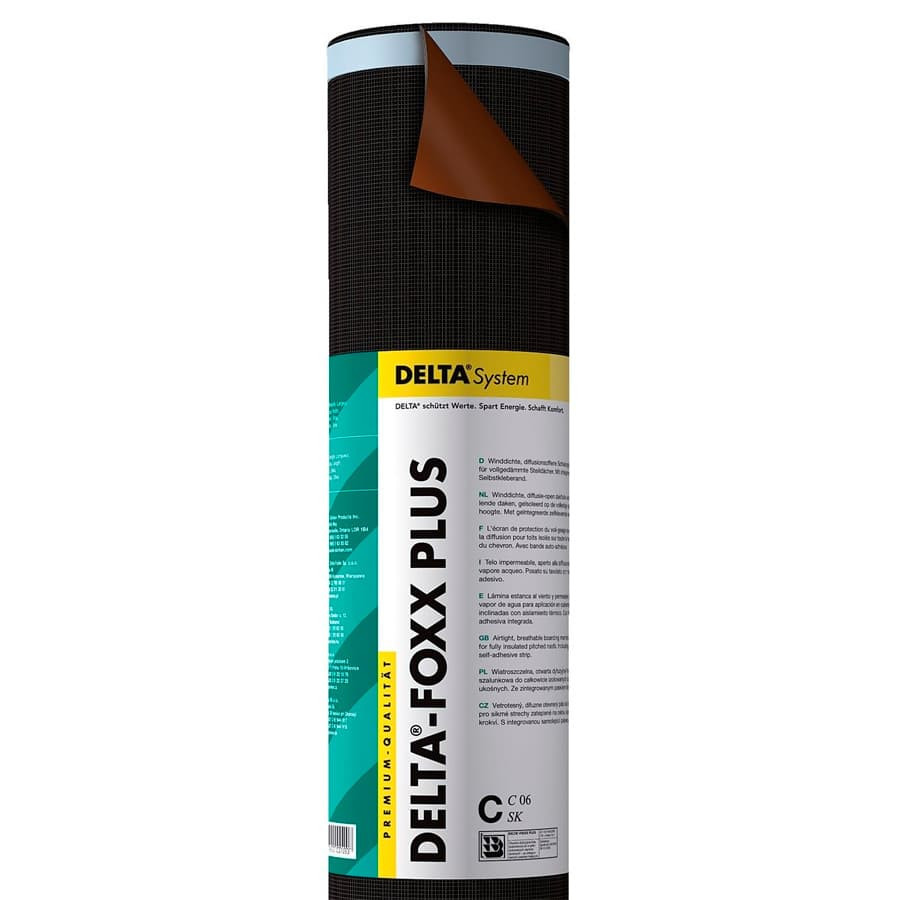 DELTA-FOXX PLUS Мембрана диффузионная 190г/м.кв., 1.5х50м