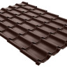 Металлочерепица Grand Line Classic (Гранд Лайн Классик) 0,5 Satin RAL 5005 сигнальный синий глянец 0,45